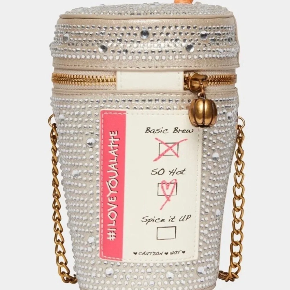 NWT Betsey Johnson Kitsch Spice Spice Baby Crystal Sm Crossbody Limited Edition